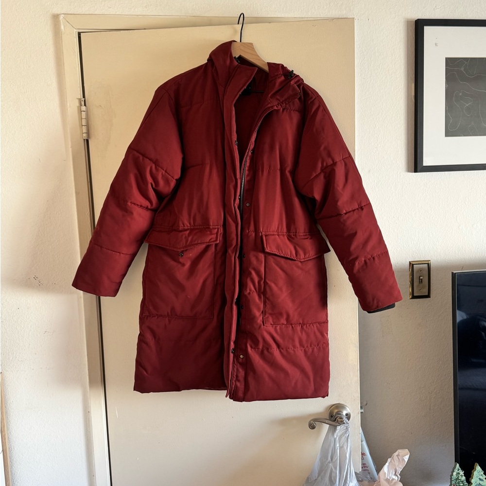 Everlane Burgundy Jacket